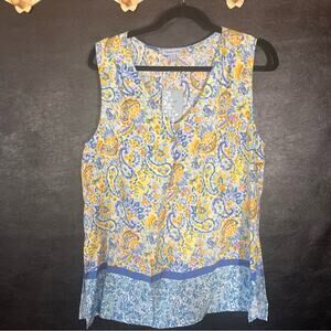 Floral & Ivy Floral‎ Tank Top Size Small
